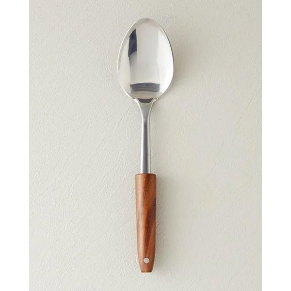 Steel Serving Spoon Serving Tool 30 cm Brown
