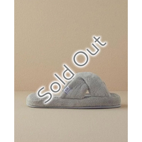 Crux Triga Cotton Bathroom Slippers 40-44 Gray