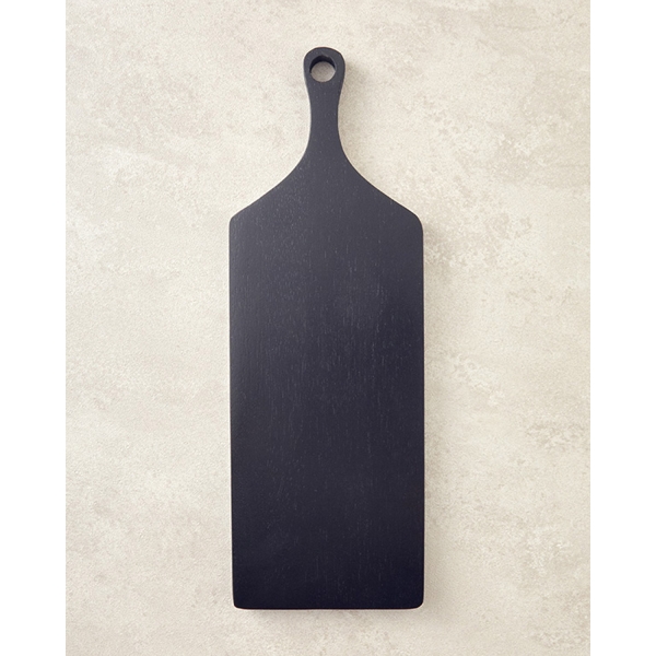 Simple Black Acacia Cutting Board 38x13 cm Black