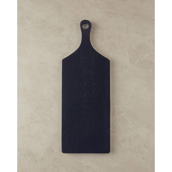Simple Black Acacia Cutting Board 50x18 cm Black