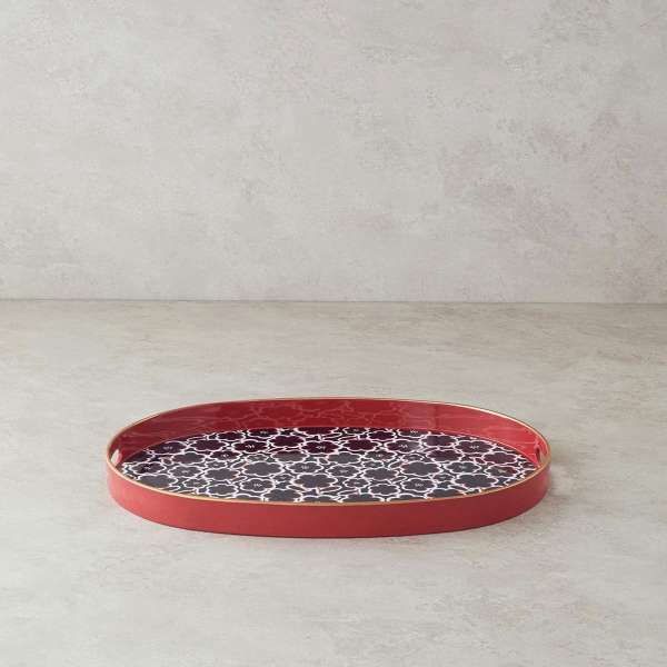 Bohemian PP Tray 44x30 cm Black