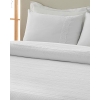 Bianco 1 Piece Cotton Jacquard King Size Bed Spread 240x260 cm White