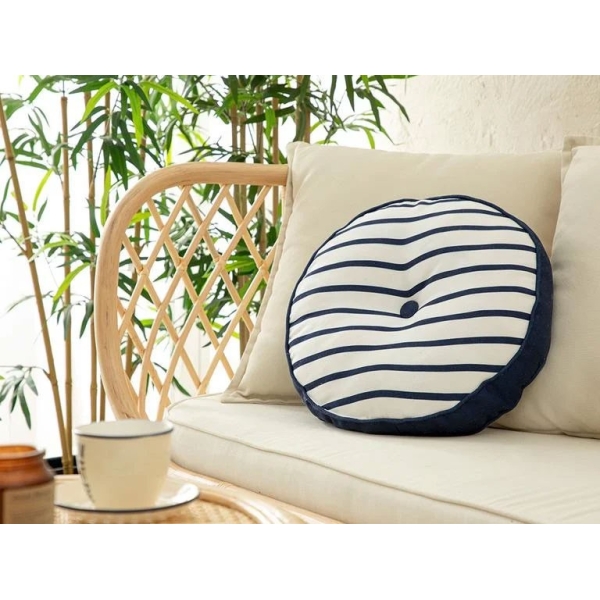 Sea Decorative Cushion 40 cm White - Indigo