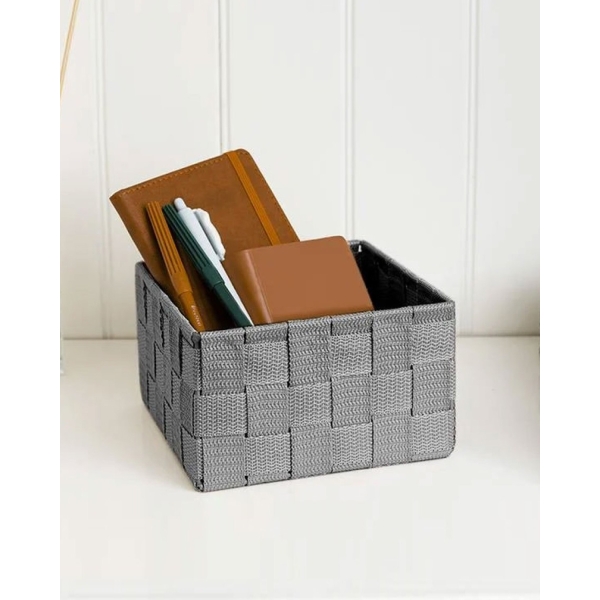Shine Basket 17x17x10.5 cm Gray