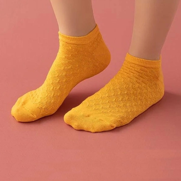 Pien Cotton Women Single Bootees 36-40 Yellow