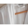 Barbara Cotton Muslin Bathrobe S-M White