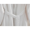 Barbara Cotton Muslin Bathrobe S-M White