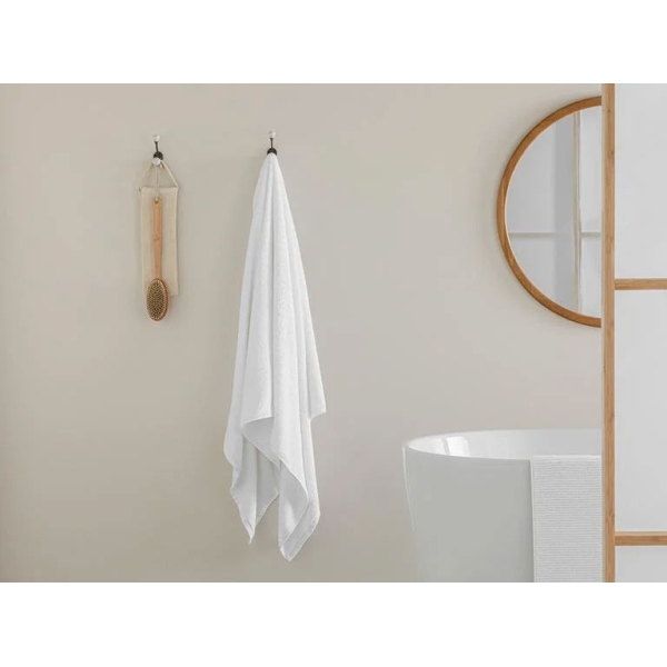Melinda Bamboo Bath Towel 90x150 cm White