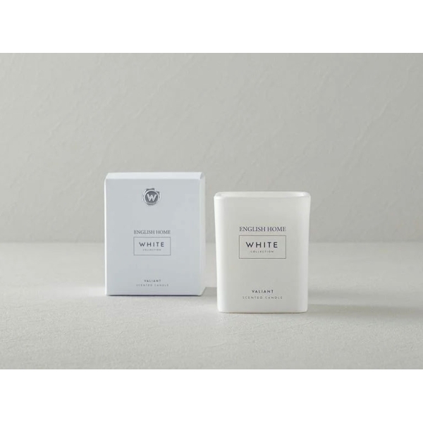 Valiant 1 Piece Scented Candle 180 gr White
