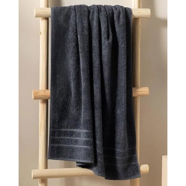 Soft Cotton Bath Towel 70x140 cm Anthracite
