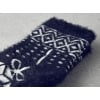 Arina 1 Pair Women Plush Socks 36-40 Black - White