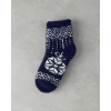 Arina 1 Pair Women Plush Socks 36-40 Black - White