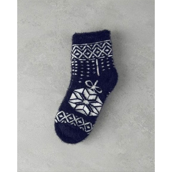 Arina Women's Plush Socks 36-40 Black - White