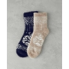 Arina Women's Plush Socks 36-40 Black - White