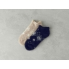Aria Women's Plush Socks 36-40 Black - White