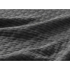 Matrix Polycotton Jacquard Double Bed Spread Set 240x250 cm Anthracite