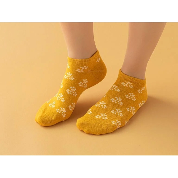 Wendy Cotton Women Single Bootees 36-40 Yellow