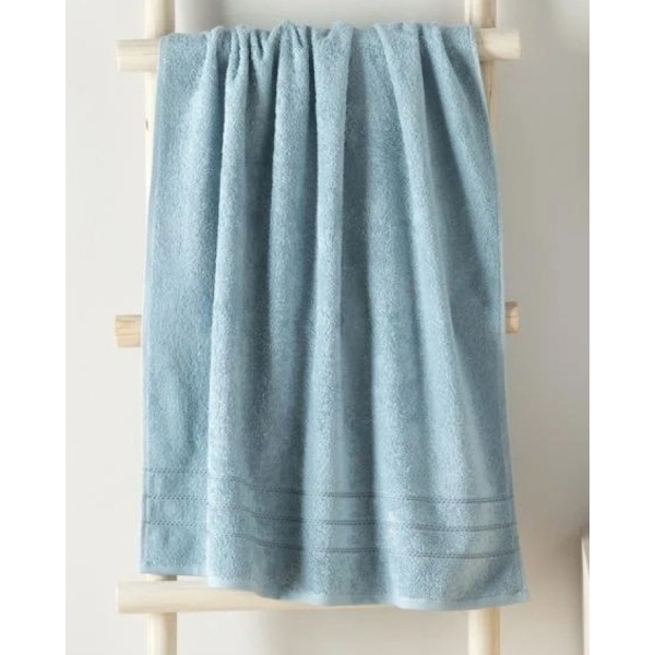 Soft Cotton Bath Towel 70x140 cm Light Blue