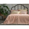 Chic Blossom Ruffle King Size Pique 240x220 Cm Pink