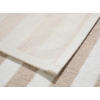 Bold Stripe Striped cotton Bath Mat Set 60x90cm+50x60cm Ecru-Beige