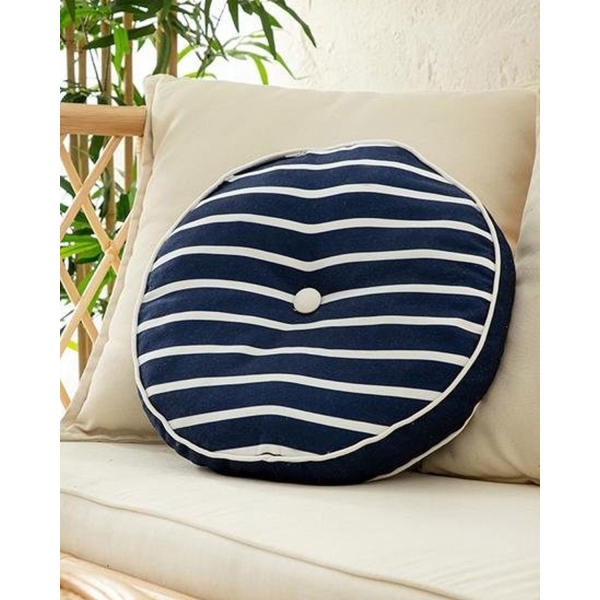 Undersea Filled Cushion 40 cm White - Indigo