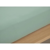 Plain Cottony King Size Fitted Sheet 180x200 cm Dark Green.