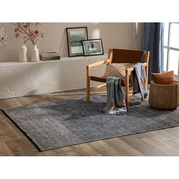 Diaz Chenille-Jute Carpet 120x180 cm Gray