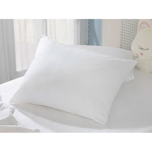 Bedtime Silicone Baby Pillow 35x45 cm White