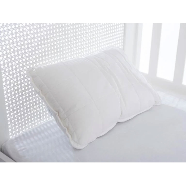 Comfy Cotton Baby Pillow 35x45 cm White