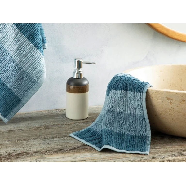 Shade Cottony Hand Towel 30x40 cm Blue