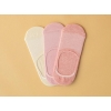 Catty Cotton Women 3 Pcs Ballet Socks 36-40 Pink - Yellow - Powder