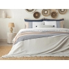 Matty Woven King Bed Cover 240x260 cm Navy Blue