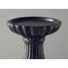 Crown Ceramic Candle Holder 13x13x36 cm Anthracite