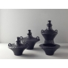 Crown Ceramic Vase 33x33x30 cm Anthracite