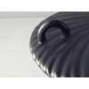 Crown Ceramic Vase 33x33x30 cm Anthracite