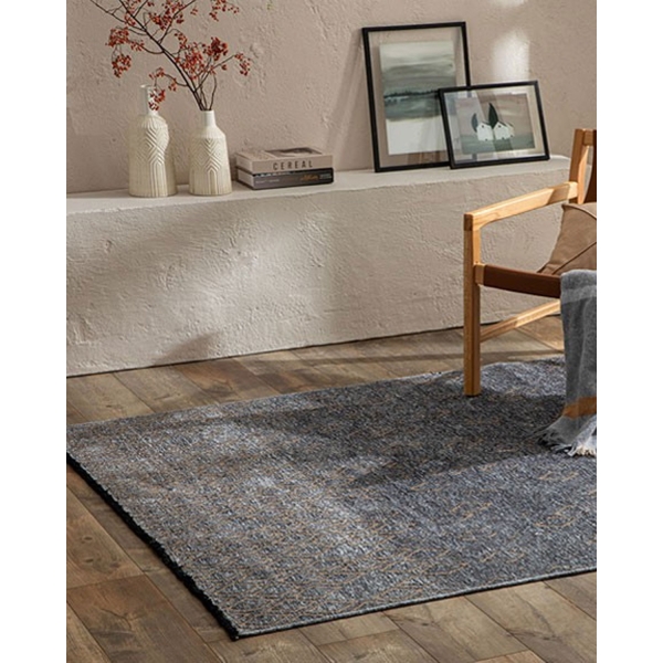 Diaz Chenille-Jute Carpet 120x180 cm Gray