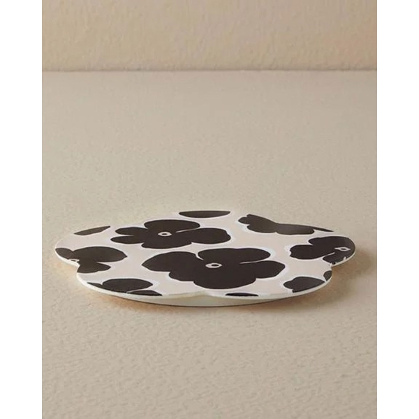 Bohemia Melamine Hot Mat 17 cm Black