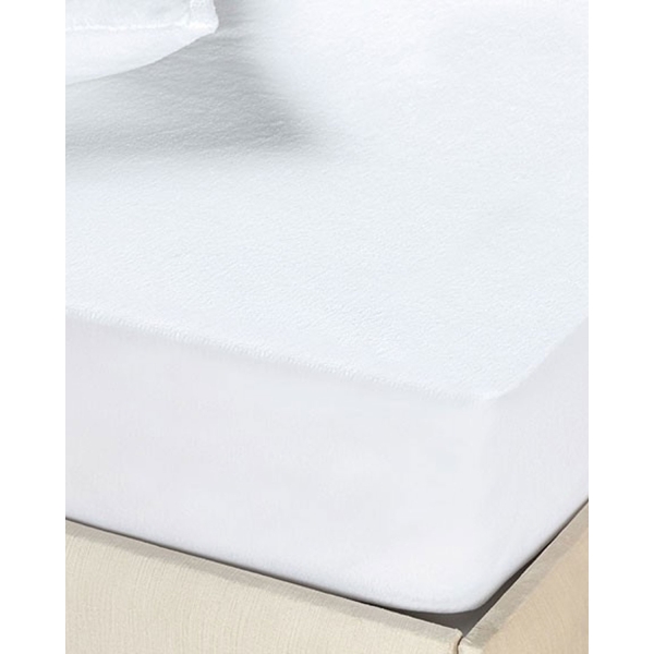 Pure Welsoft Waterproof Double Person Mattress Pad 160x200 + 30 cm White