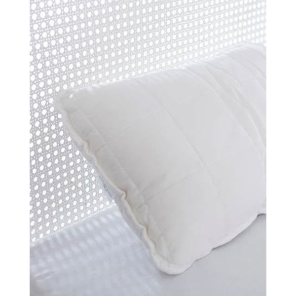 Comfy Cotton Baby Pillow 35x45 cm White