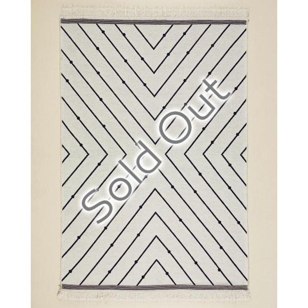 Mirage Woven Rug 120x180 cm Black