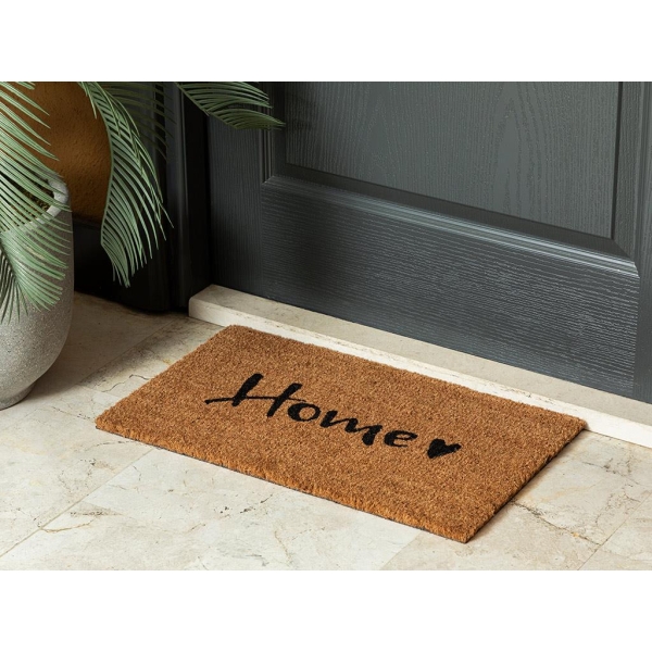 Home Printed Doormat 35x55 cm Natural