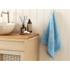 Deluxe Low Twist Face Towel 50x90 cm Blue