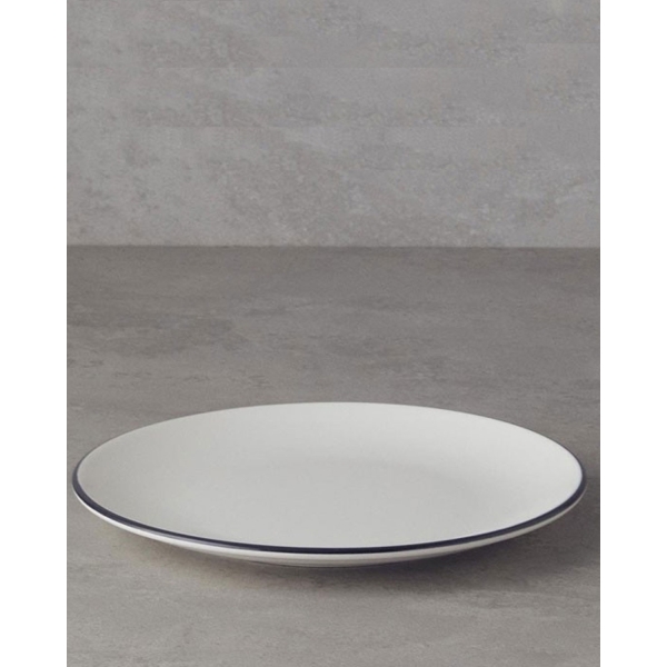 Porcelain Serving Plate 25 cm Black