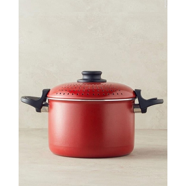 Rio Aluminum Pasta Pot 20 cm Red