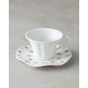 Pleasant Porcelain 4 Pieces 2 Servings Tea Cup Set 180 ml Green - Blue