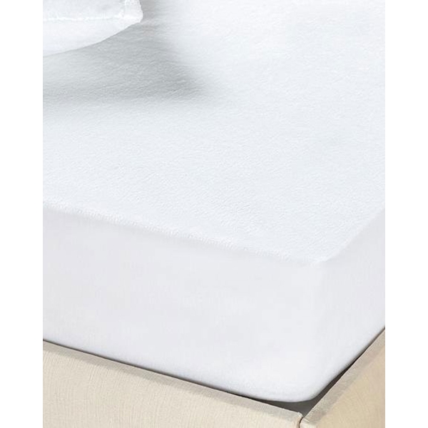 Pure Polyester Leak-proof Single Size Mattress Topper 100x200 + 30 cm White