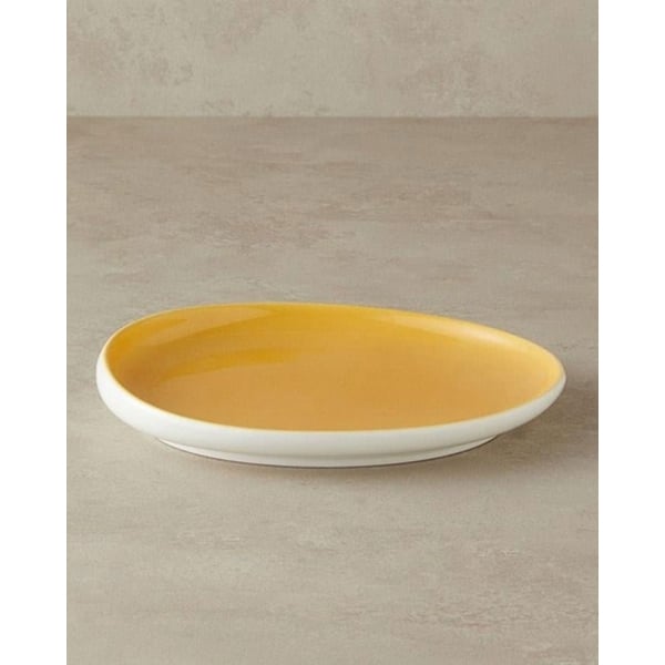 Boho New Bone China Cake Plate 23 cm Yellow