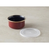Copenhagen Enamel Storage Container 12 cm Maroon