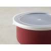 Copenhagen Enamel Storage Container 12 cm Maroon