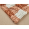 Printed Sherpa Blanket 120x170 cm Brown